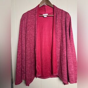 Emi & Joe Red Open Cardigan